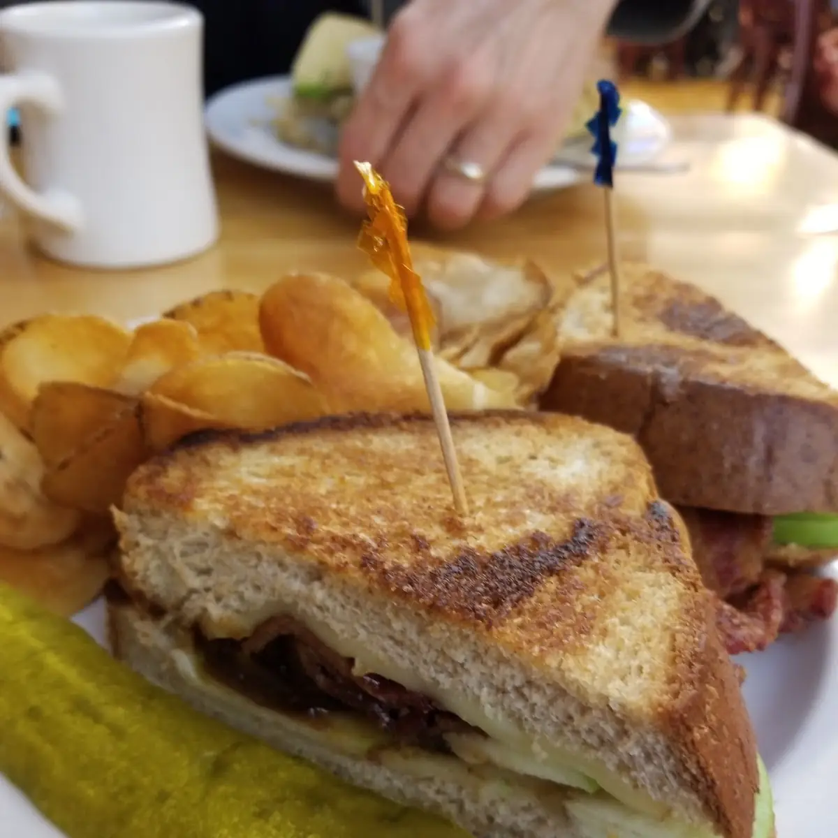 Grilled Cheese with Apple Bacon and Apple Butter
