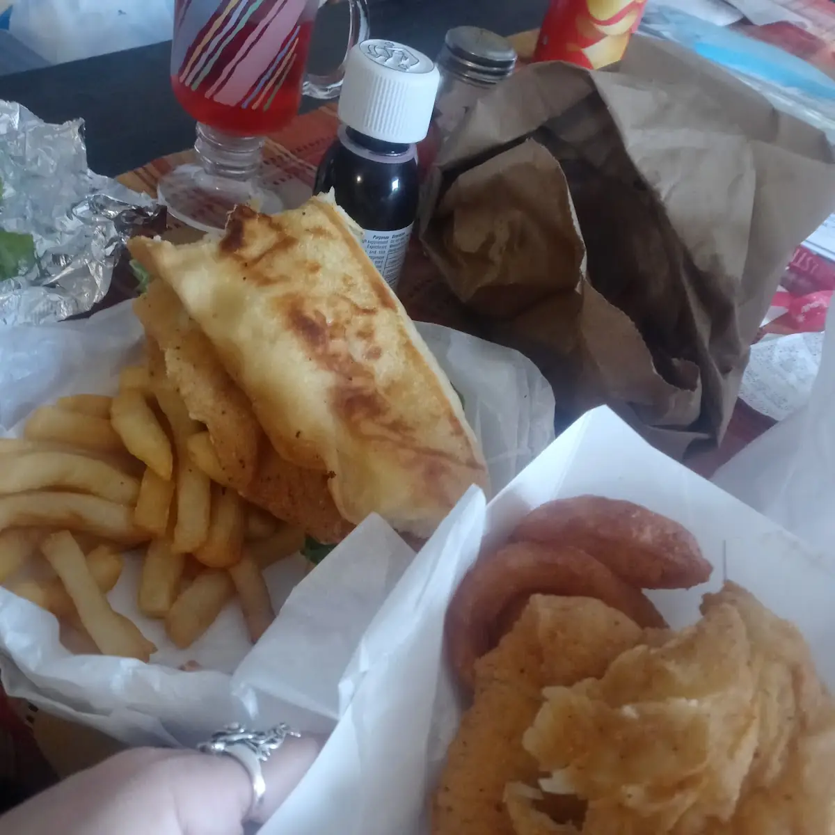 Flounder PO Boy