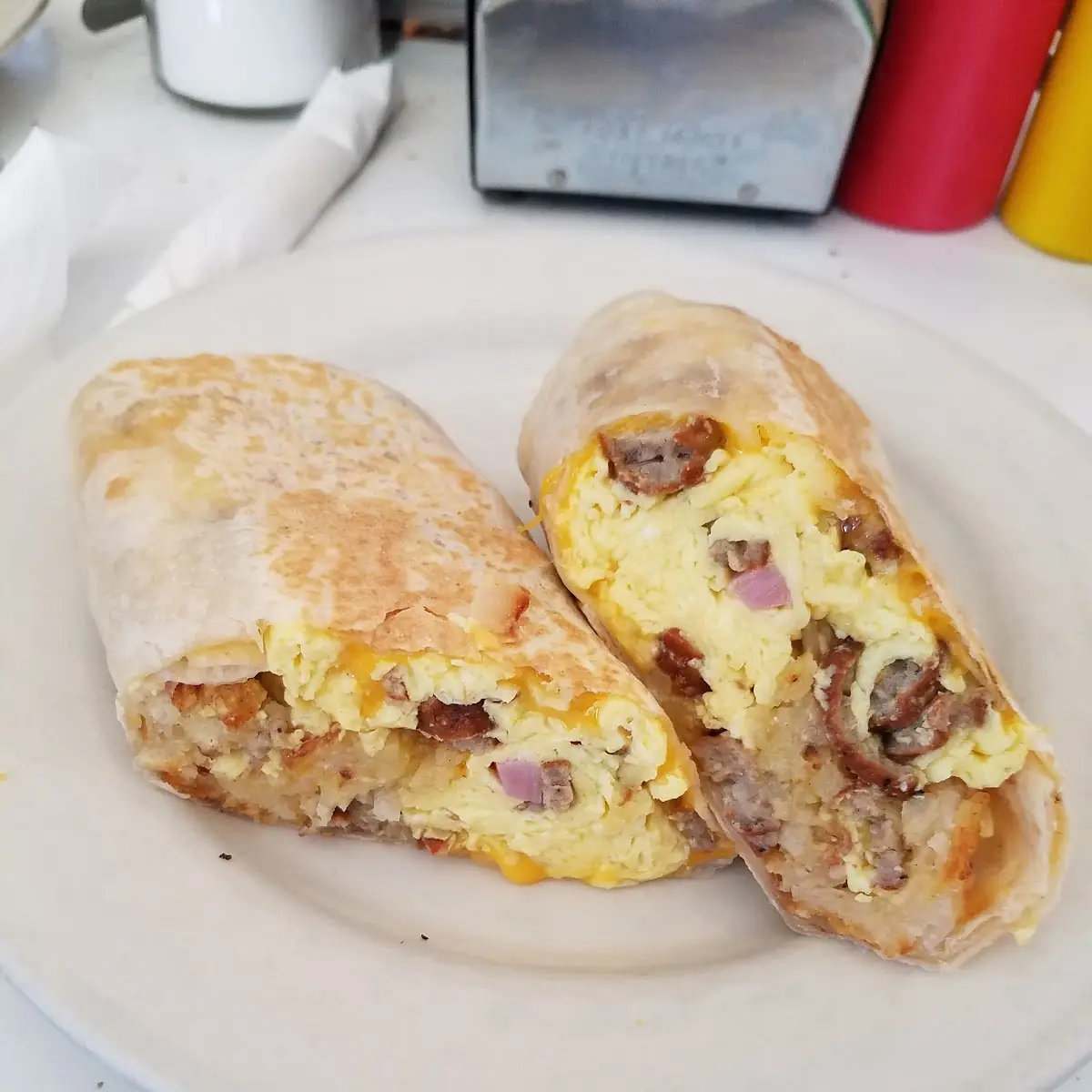 Breakfast Burrito with Sausage