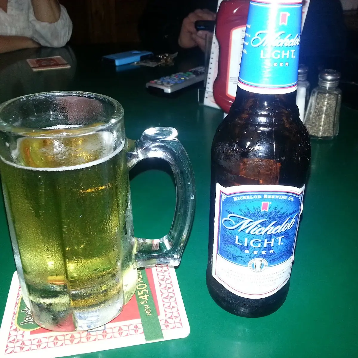Cold Beer and Chilled Mug