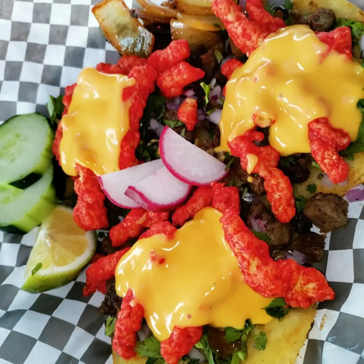 Loaded Flamin' Hot Cheetos