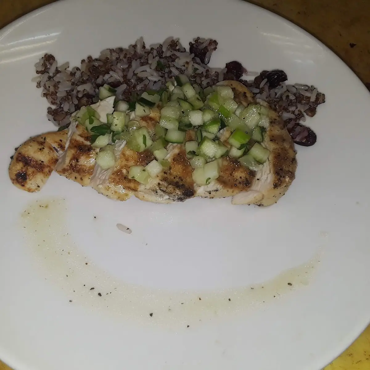 Cedar Grilled Lemon Chicken