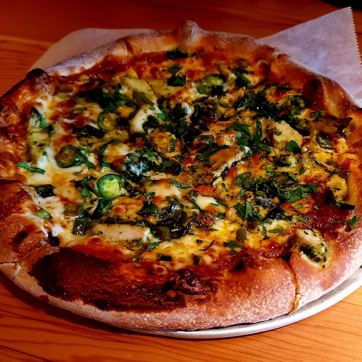 Spicy BBQ Chicken Pizza