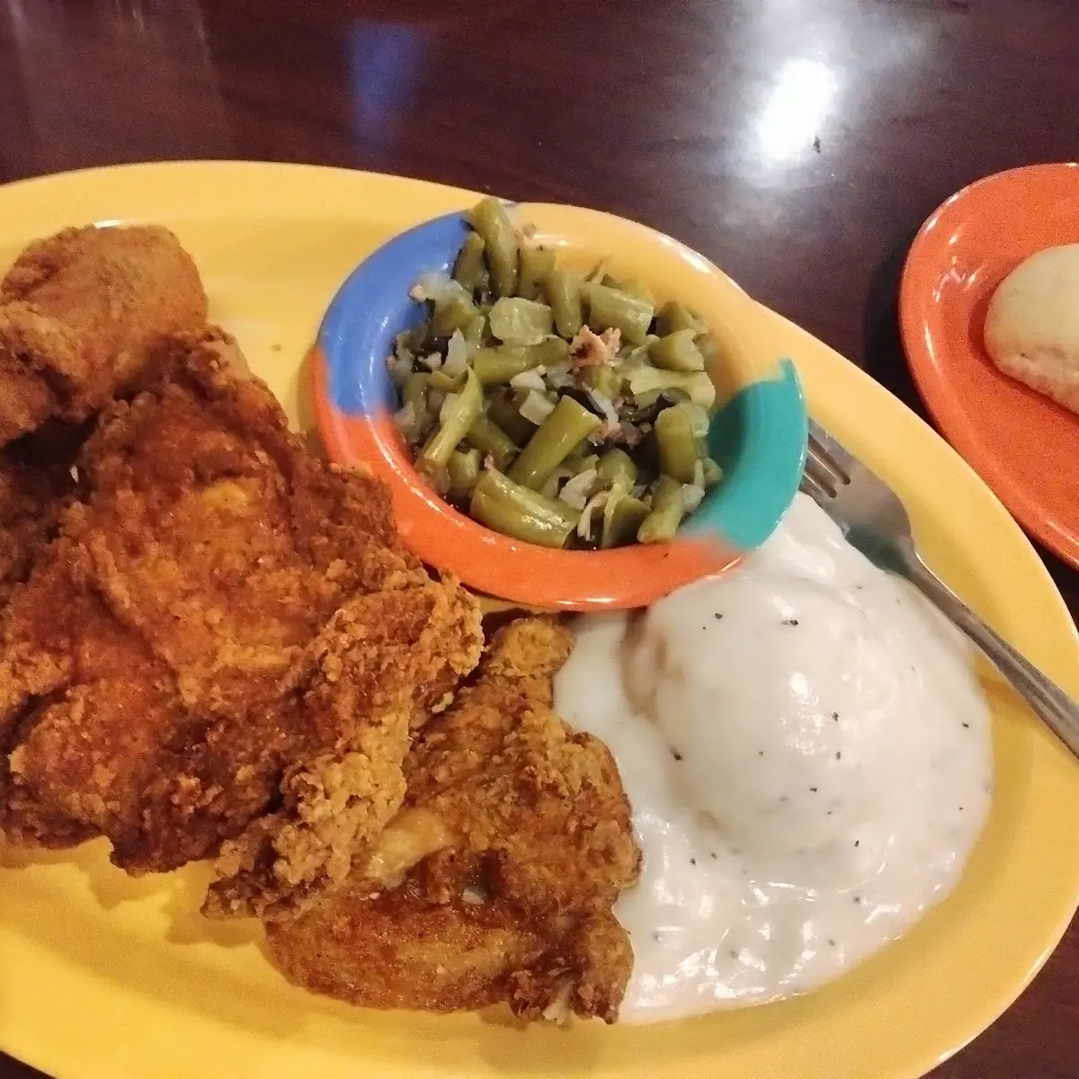 Honey Fried Chicken Dinner