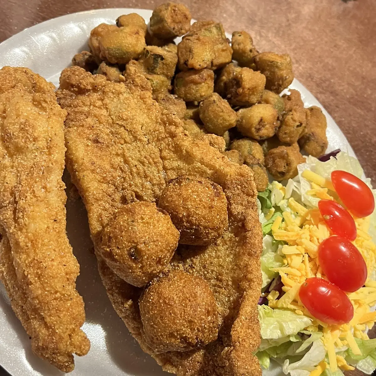 Fried Fish and Fried Okra
