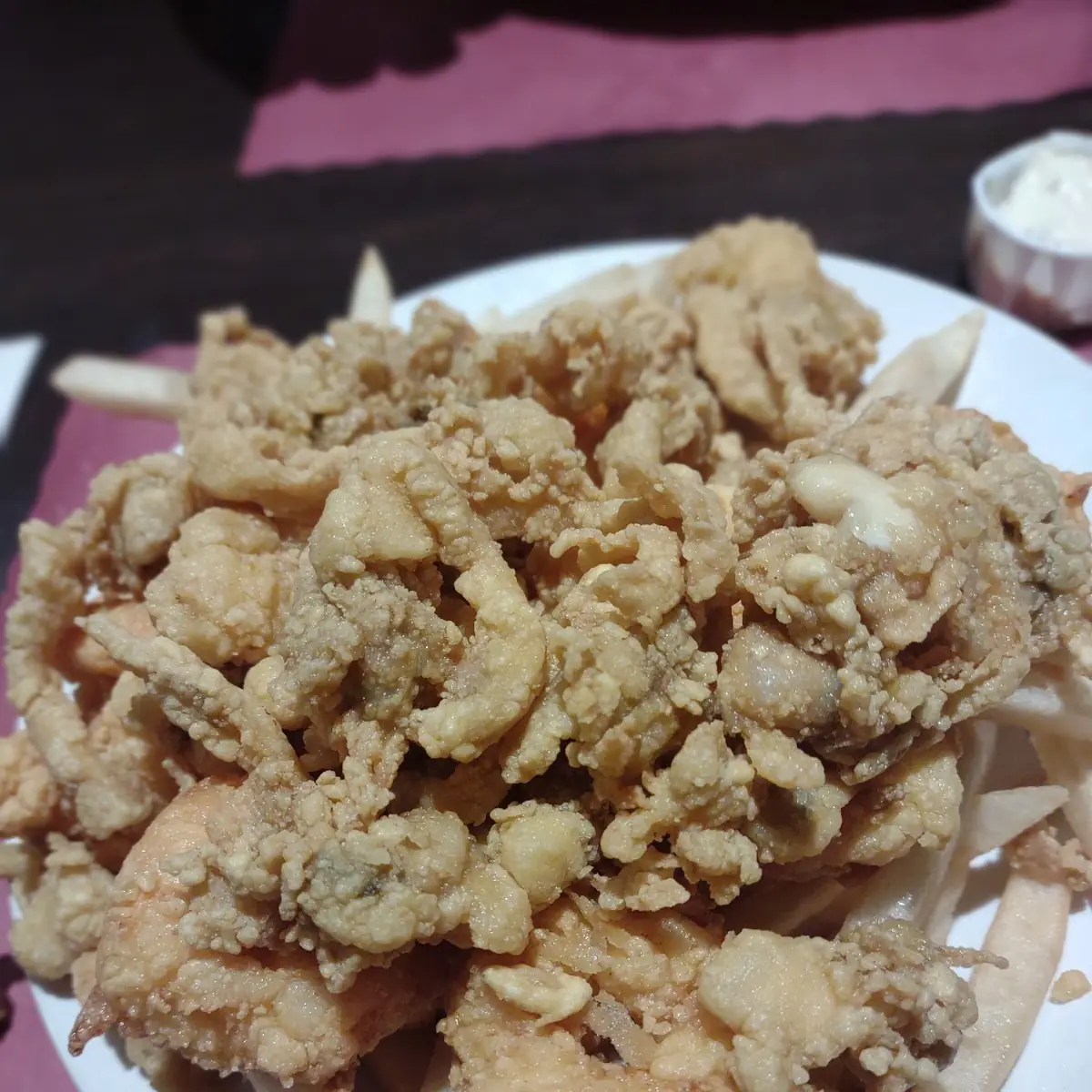 Fried Clams and Shrimp
