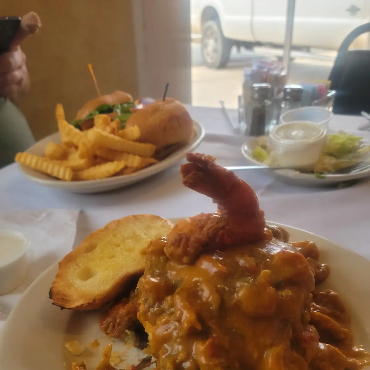Seafood Baked Potato