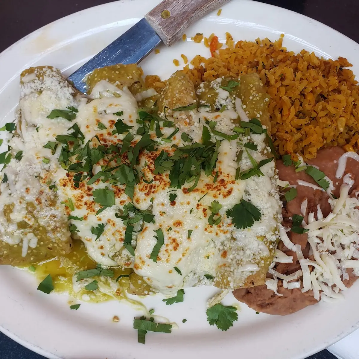 Enchiladas Verdes