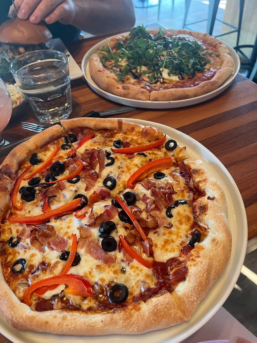 Pizza chèvre et miel