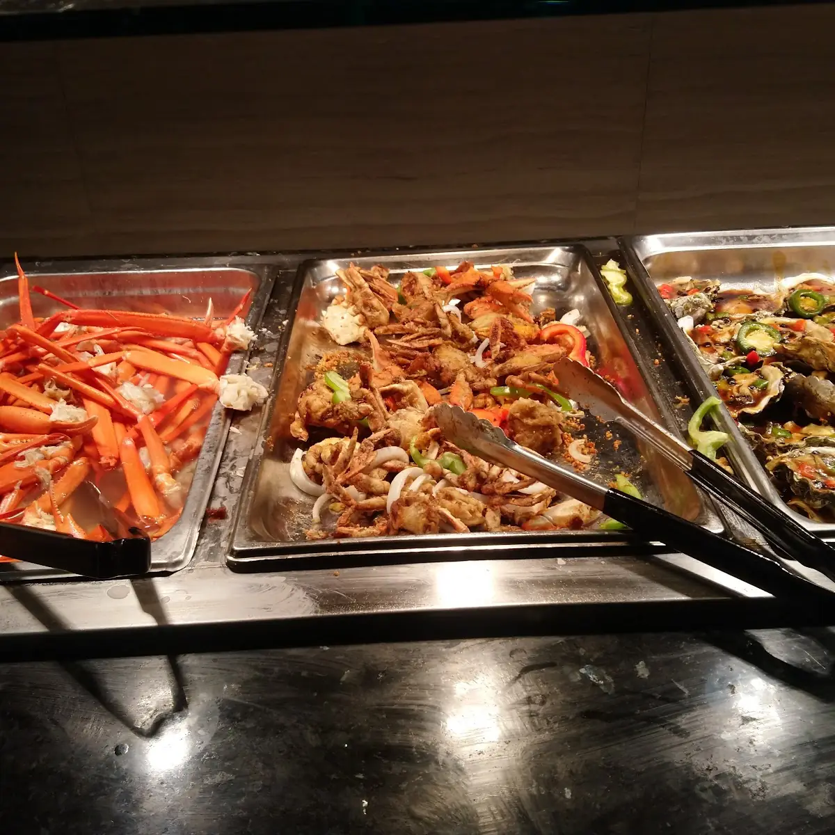Crab Legs and Deep Fried Crab
