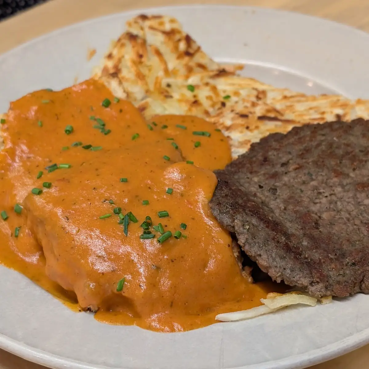 Biscuits & Gravy with Impossible Burger