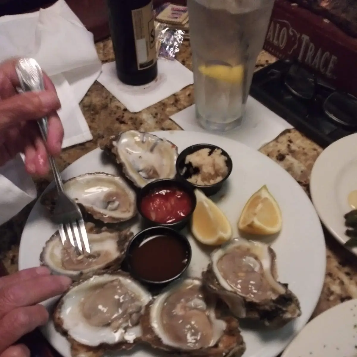 Raw Half Dozen Oysters