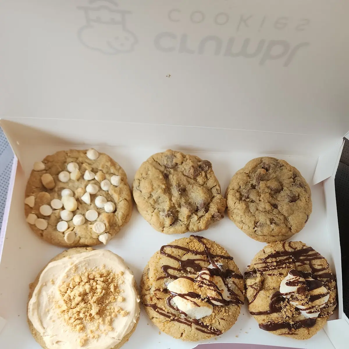 Chocolate Chip Peanut Butter Smores and Macadamia Nut Cookies