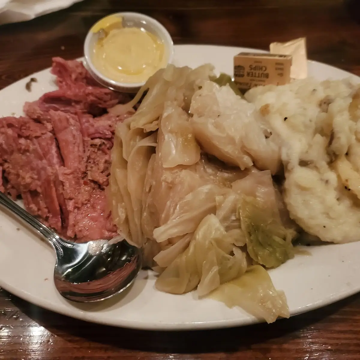 Corned Beef and Cabbage Fatty and Soggy