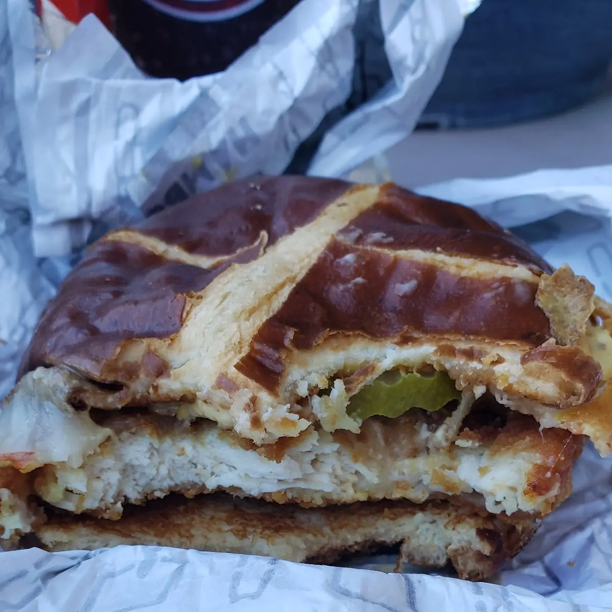 Pretzel Chicken Sandwich Combo