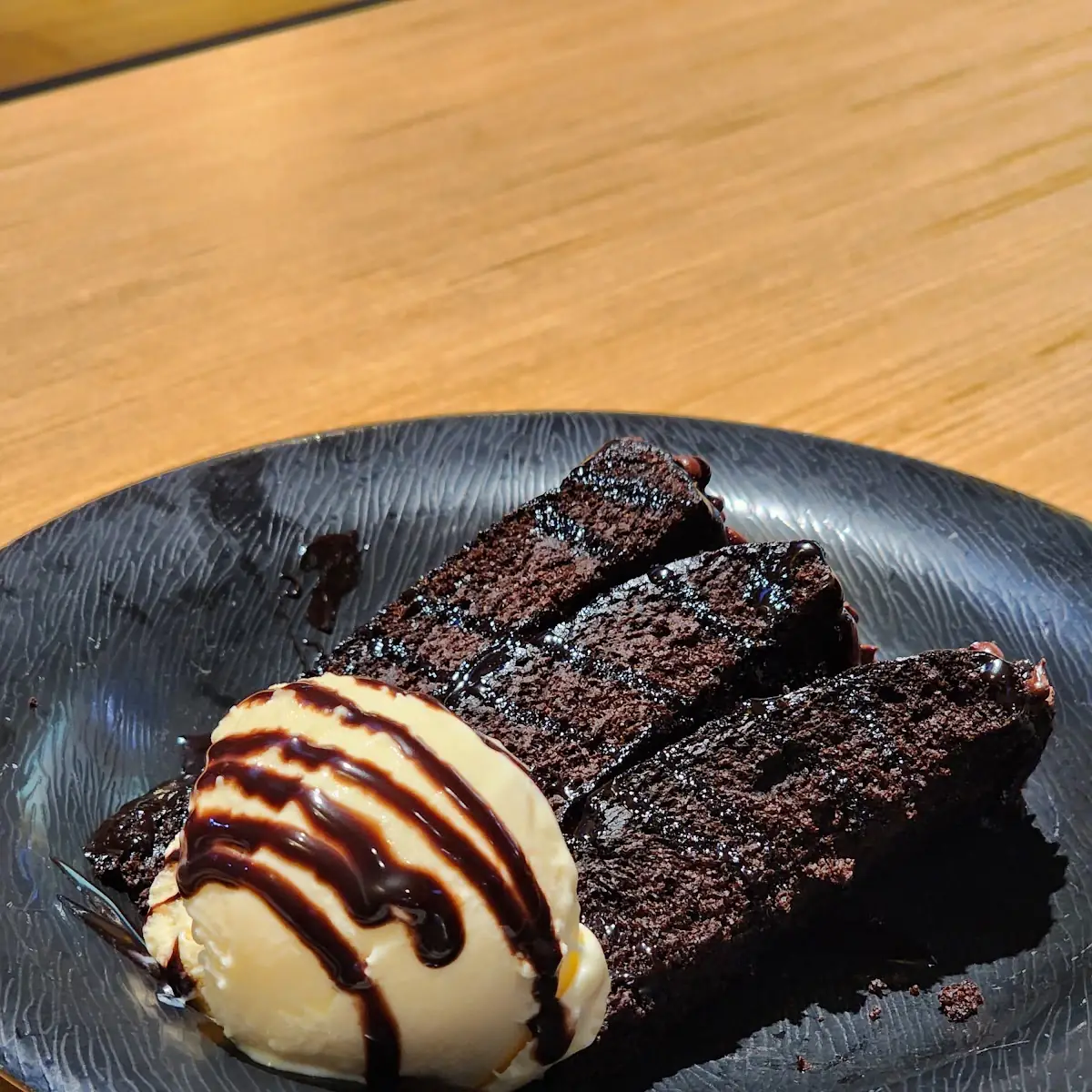 Chocolate Cake with Ice-Cream