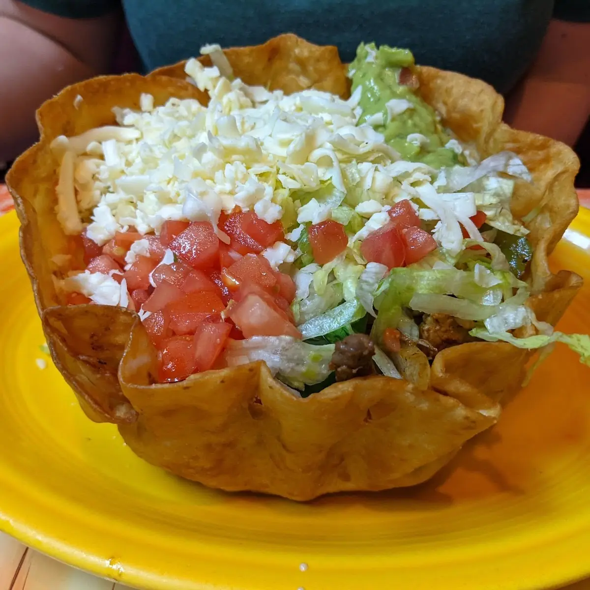 16. Mini Taco Salad (Ground Beef or Shredded Chicken)