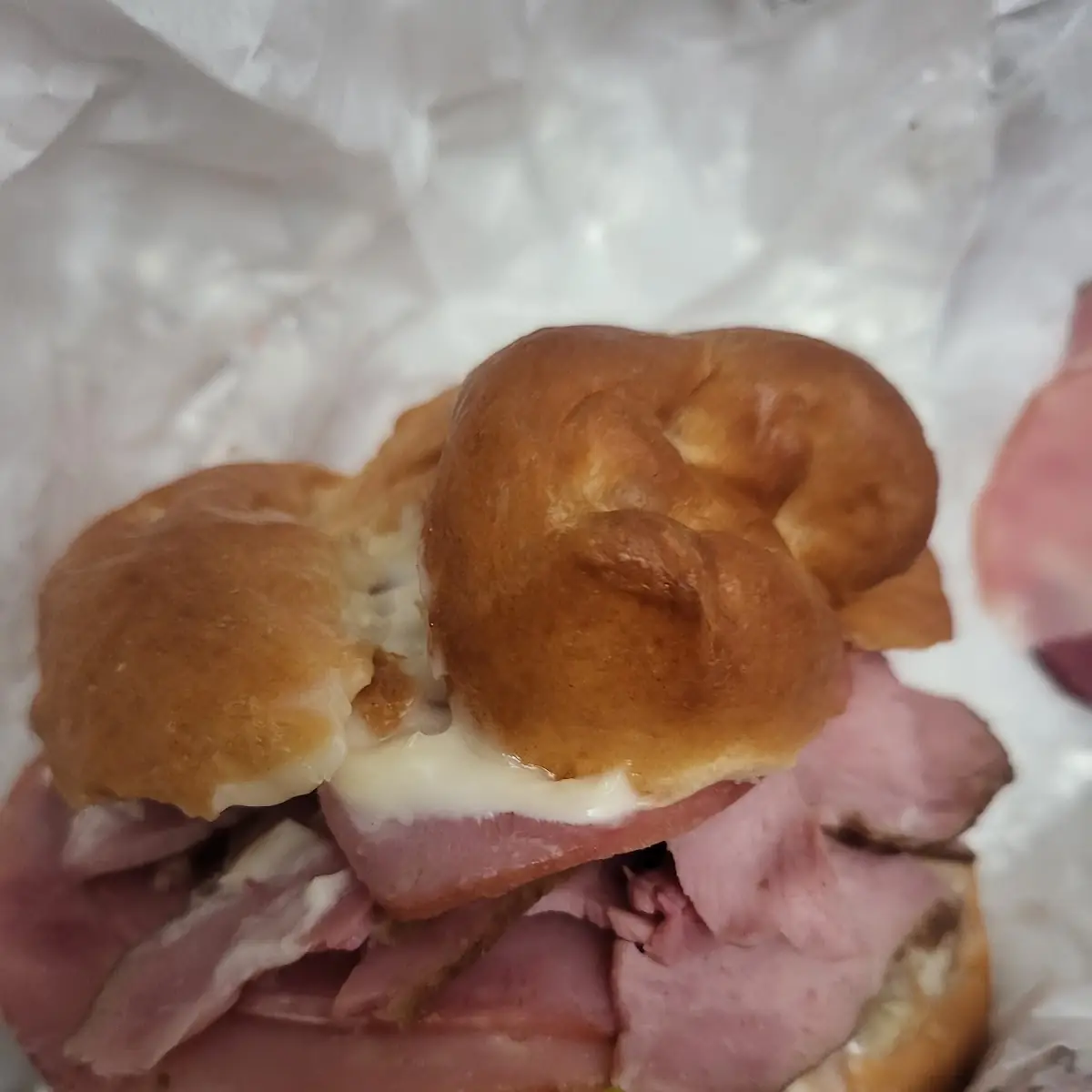 Turkey Pastrami on Challah