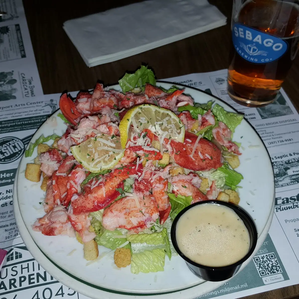 Lobster Caesar Salad