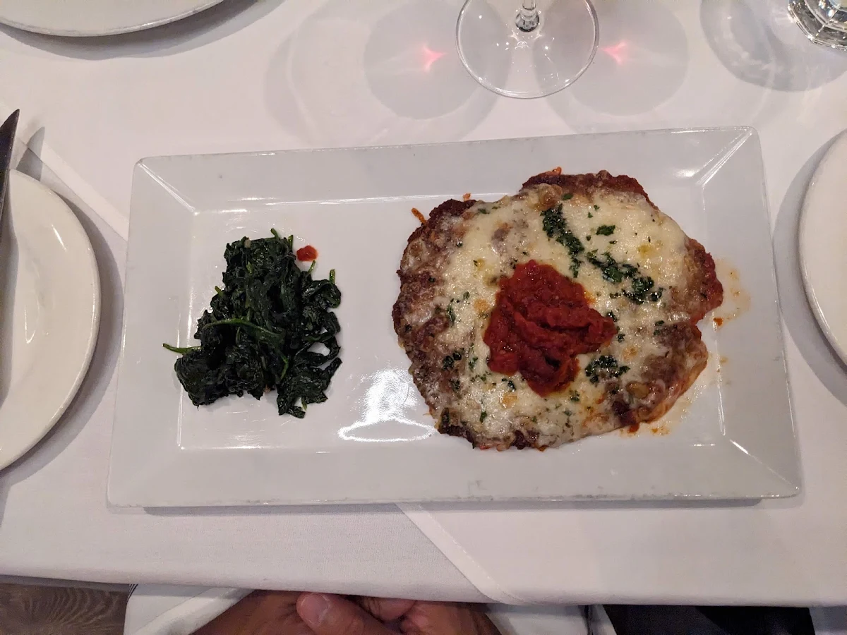 Veal Parmigiana, Tutto Bene Osteria Ltd