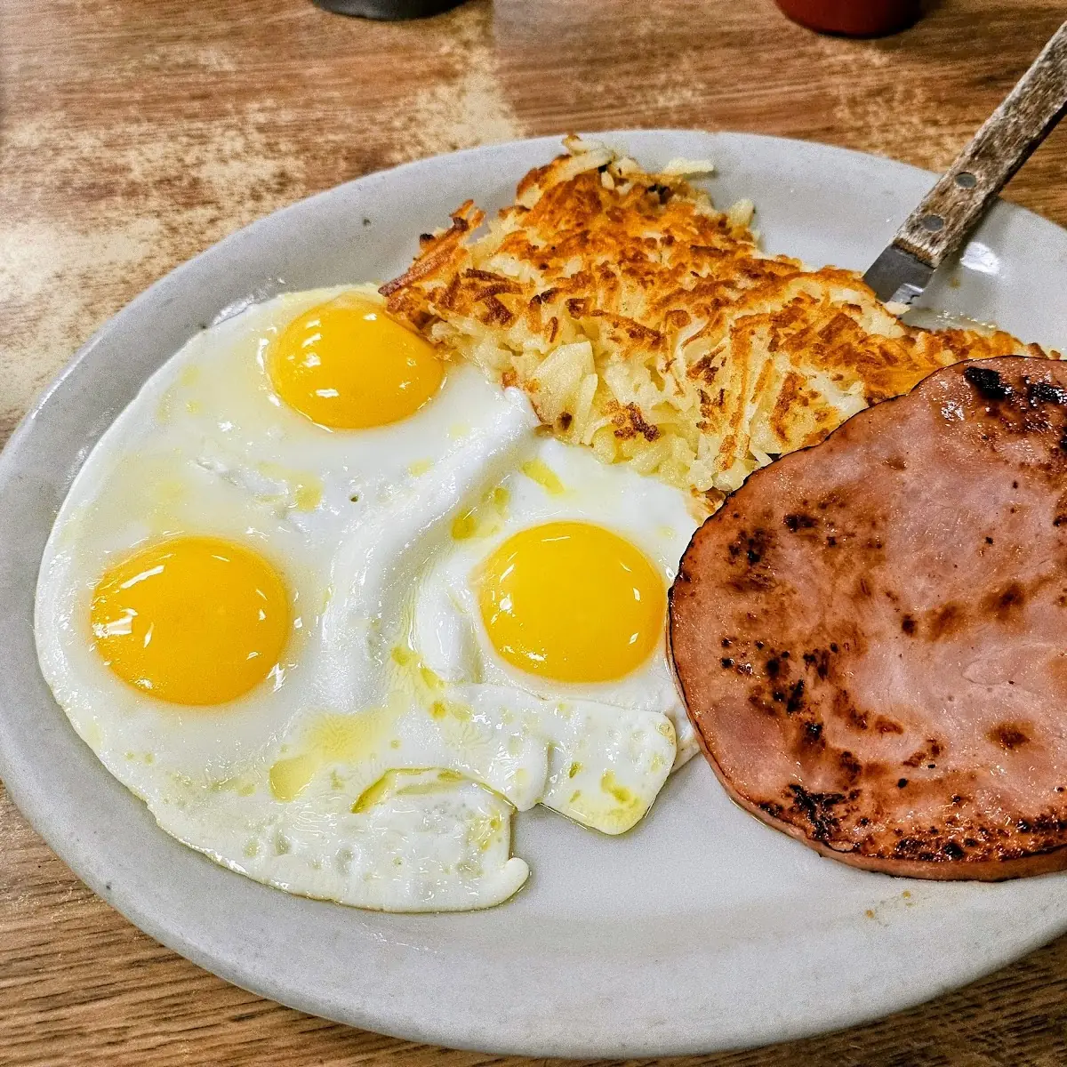 Two Eggs & Pork Chop