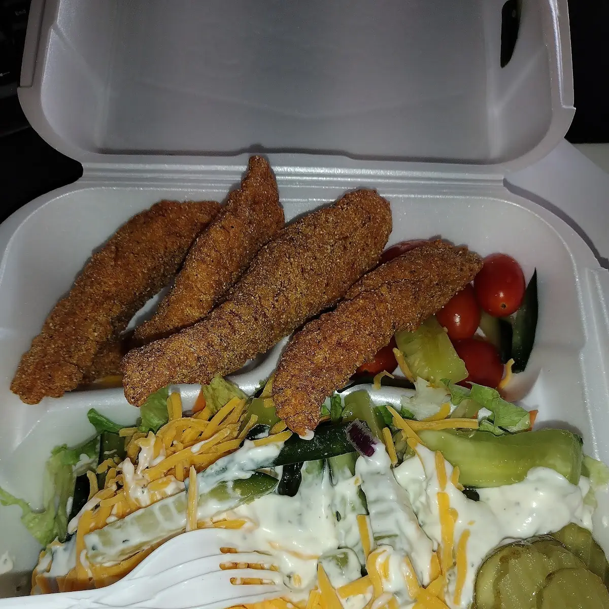 Fish and One Trip Salad Bar