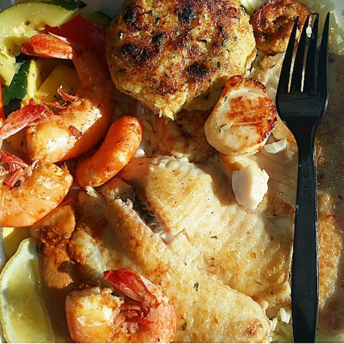 Broiled Seafood Platter