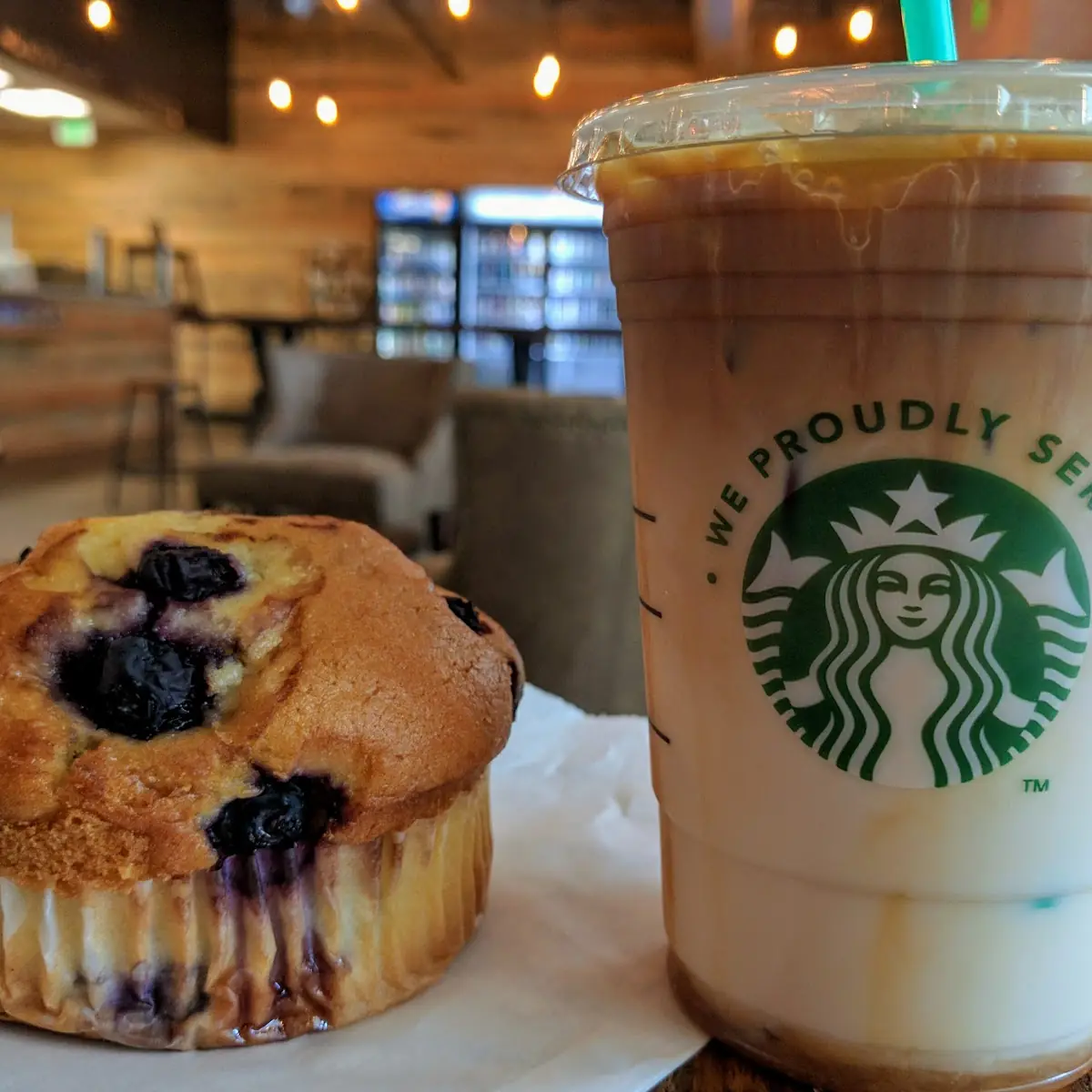 Blueberry Muffin & Coffee