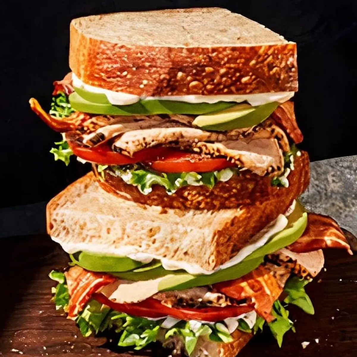 Roasted Turkey Apple & Cheddar Sandwich