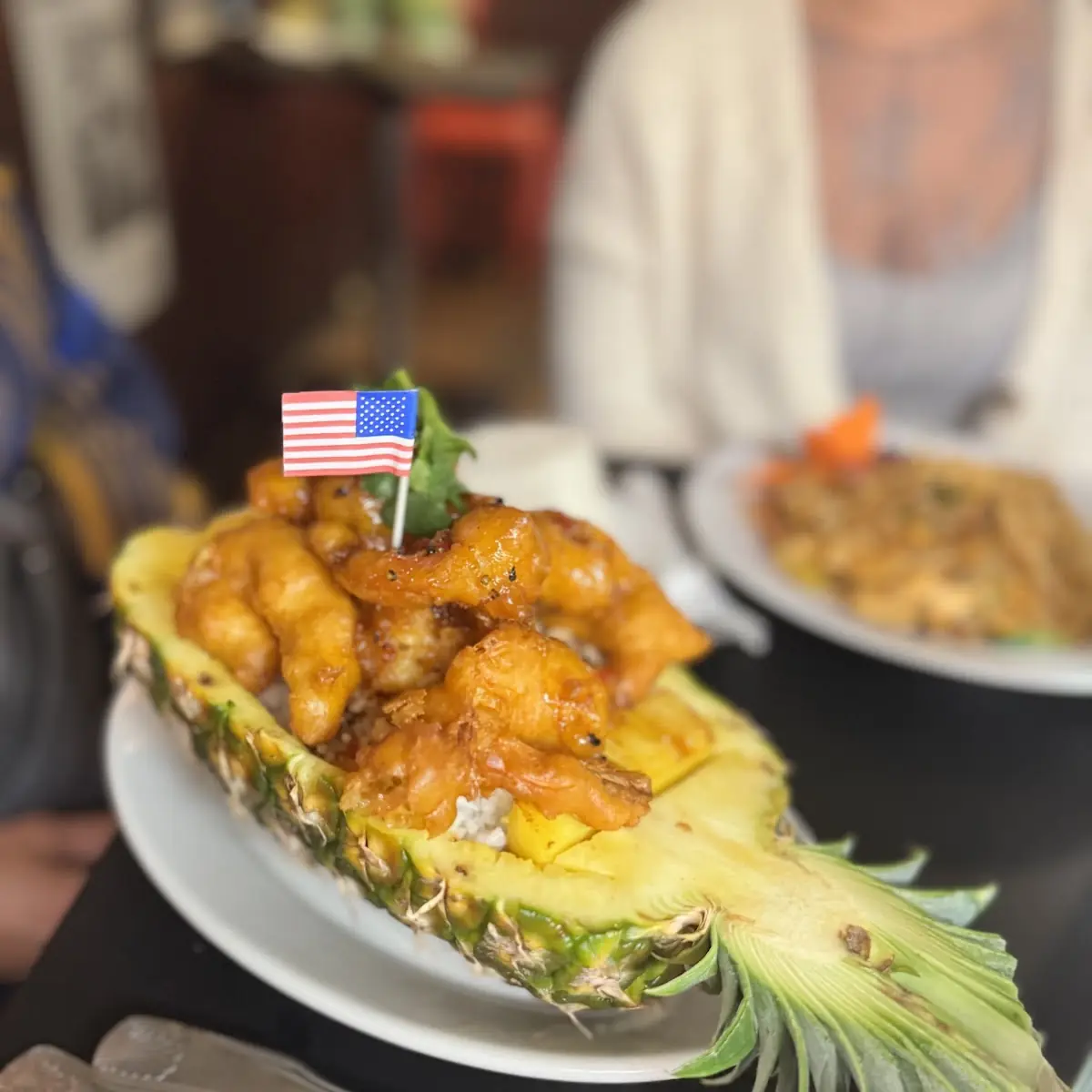 Pineapple Boat Shrimp