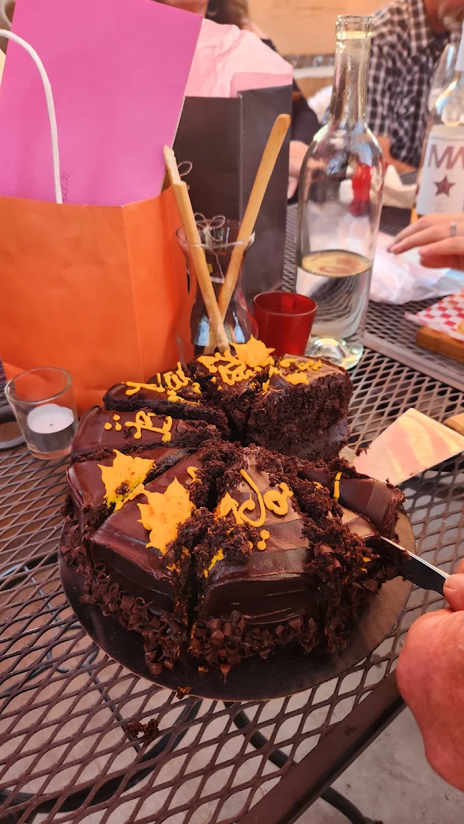 My Birthday Cake We Brought with Us