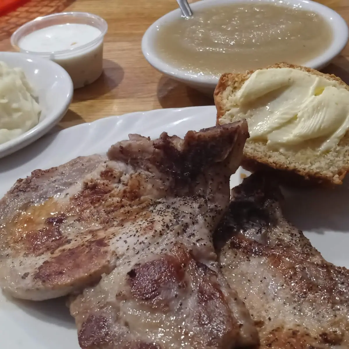 2 Grilled Pork Chop Dinner