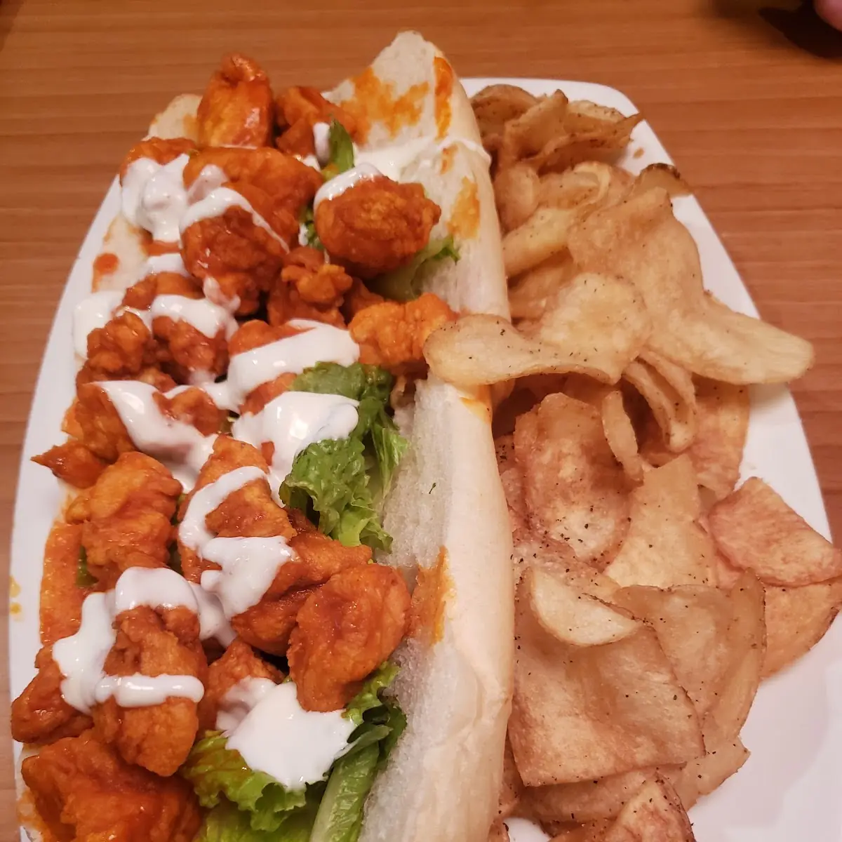 Buffalo Chicken Sub with Chips