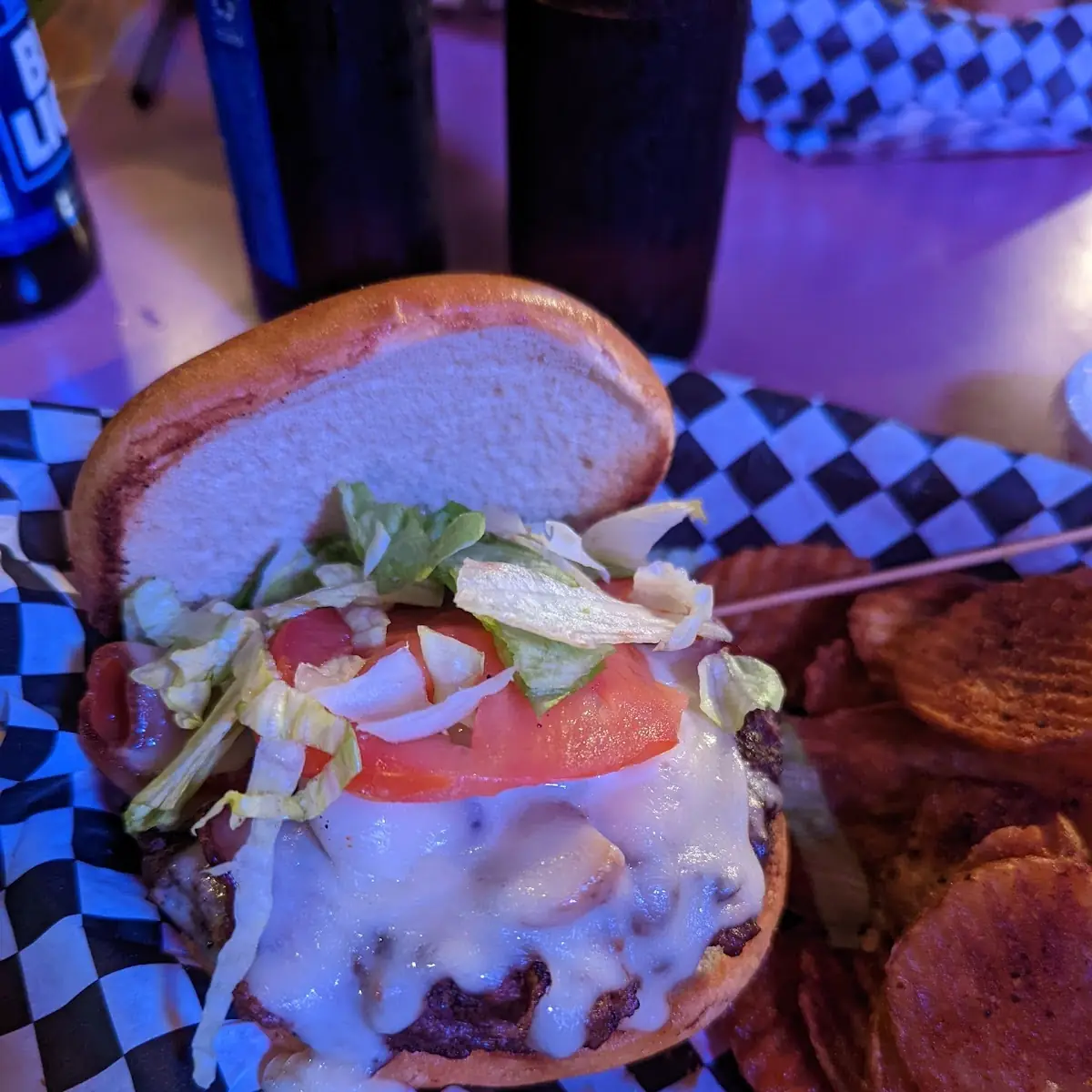 Mushroom Swiss Burger