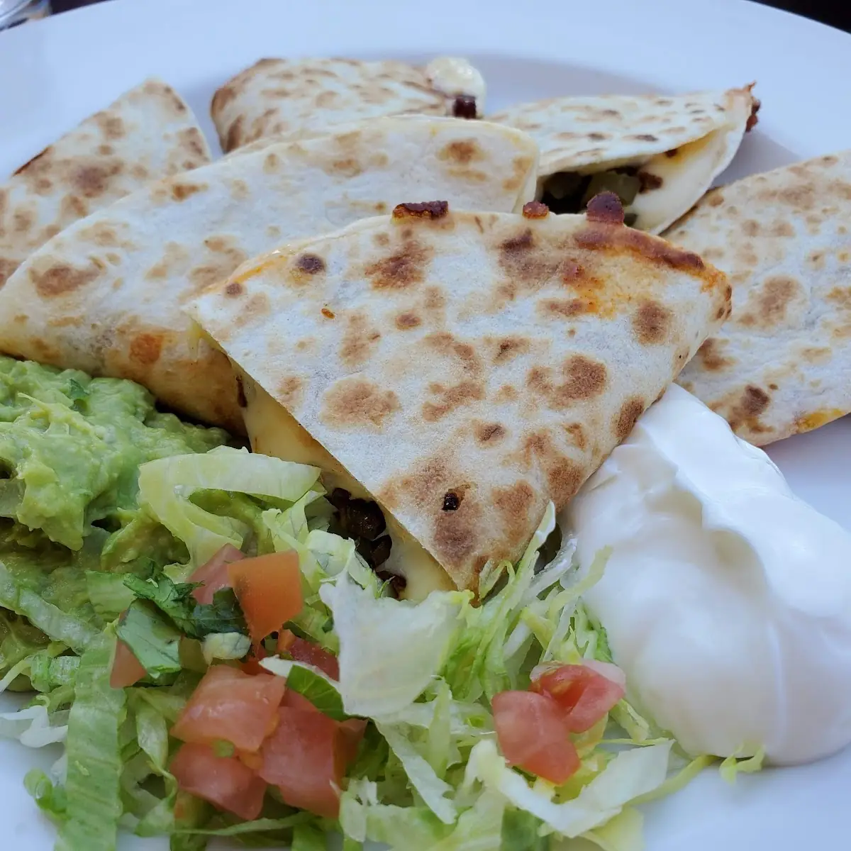 Quesadilla with Sour Cream