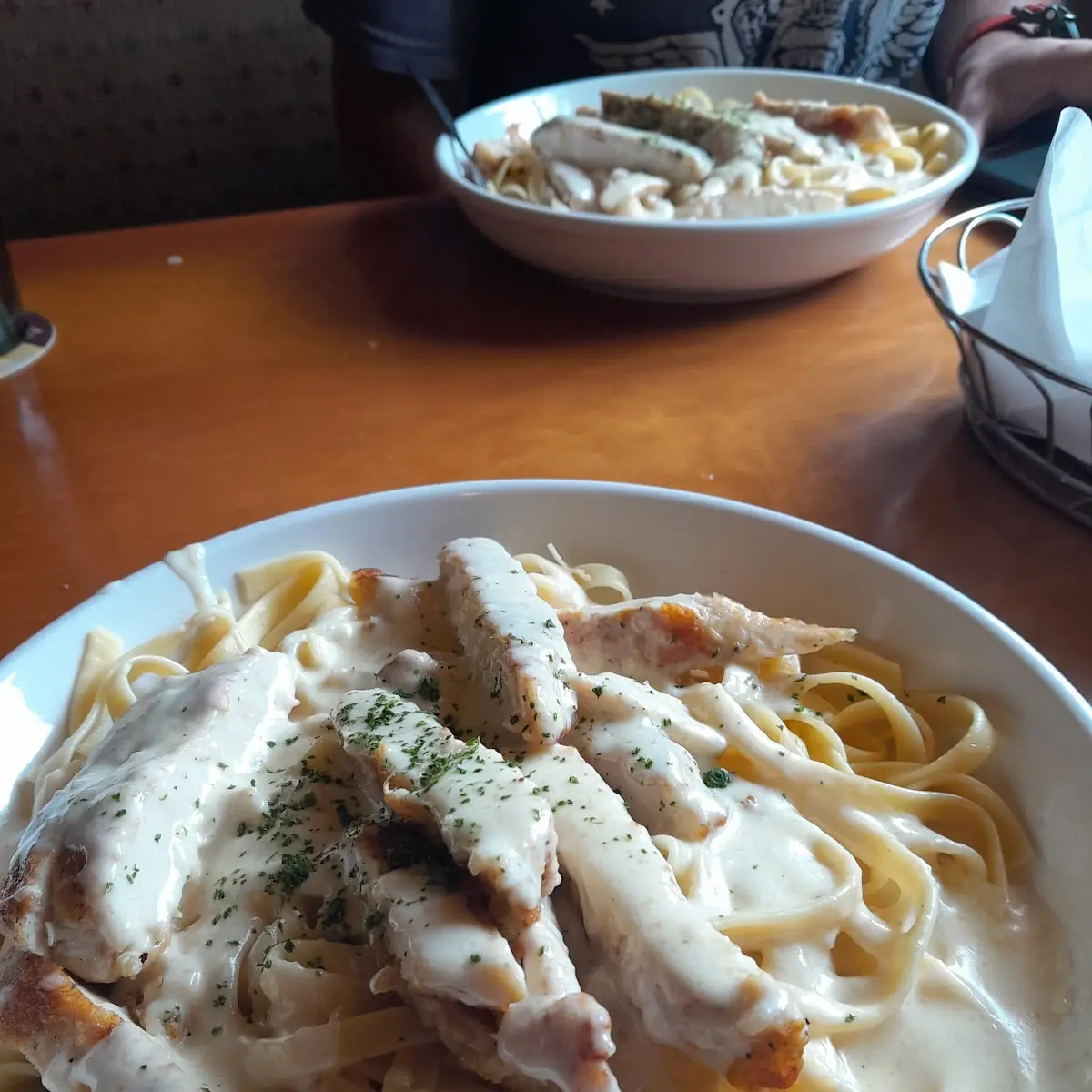 Fettuccine Alfredo with Chicken