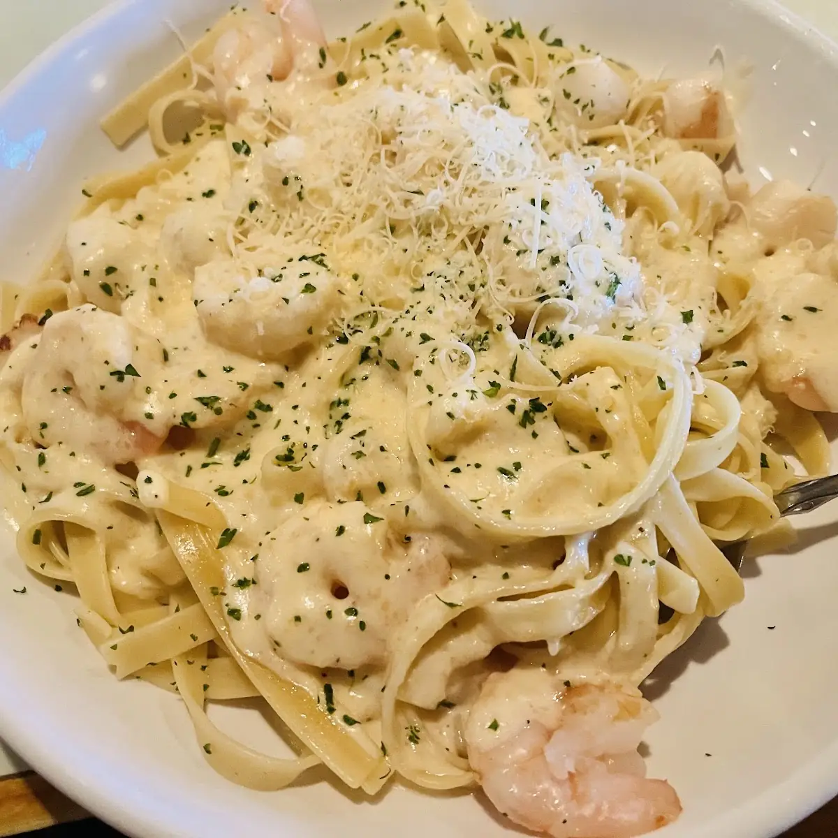 Shrimp Alfredo