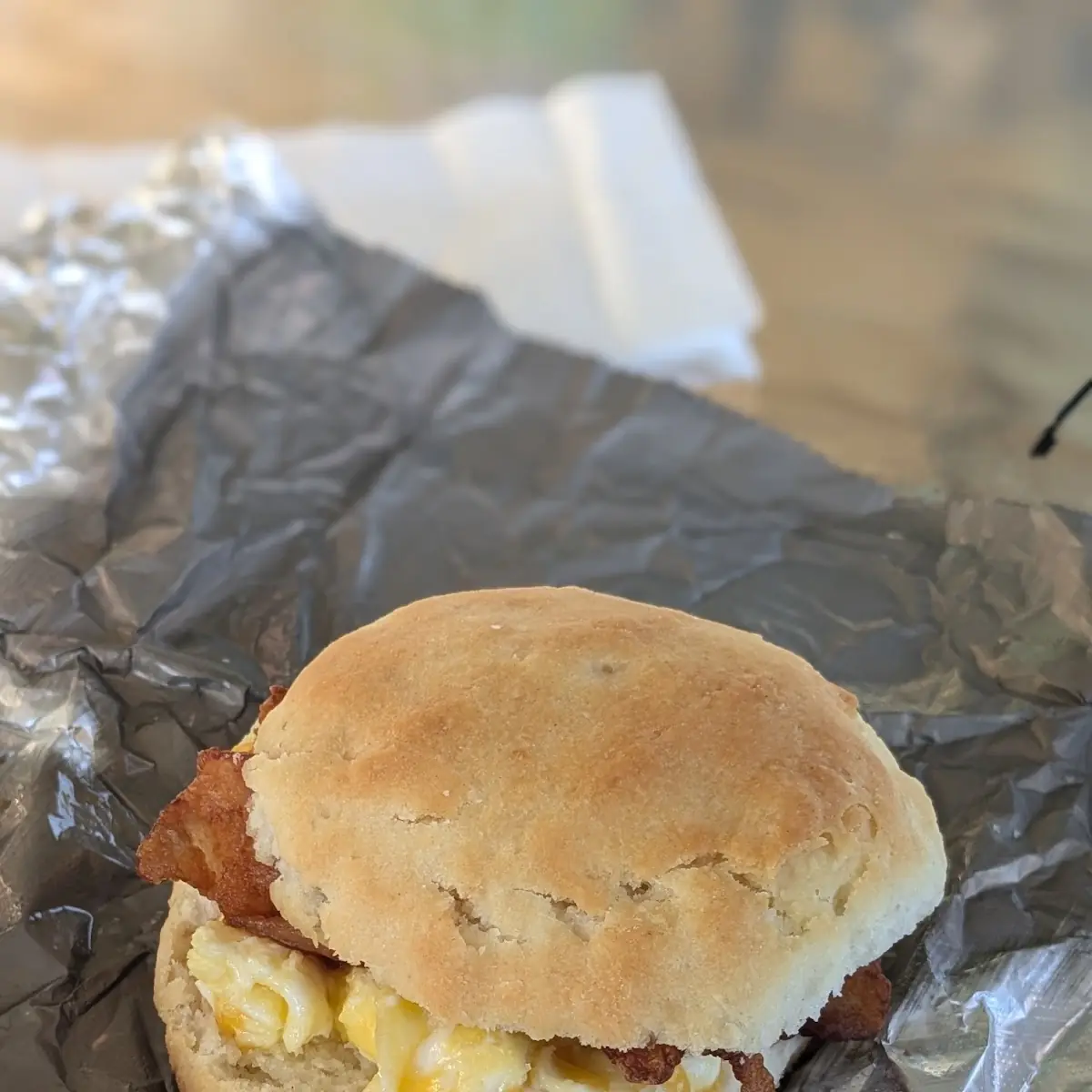 Bacon Egg and Cheese Biscuit