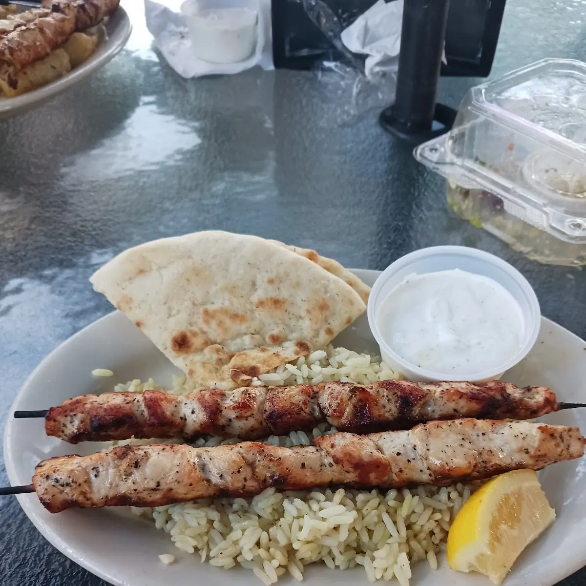 Triple Souvlaki Platter