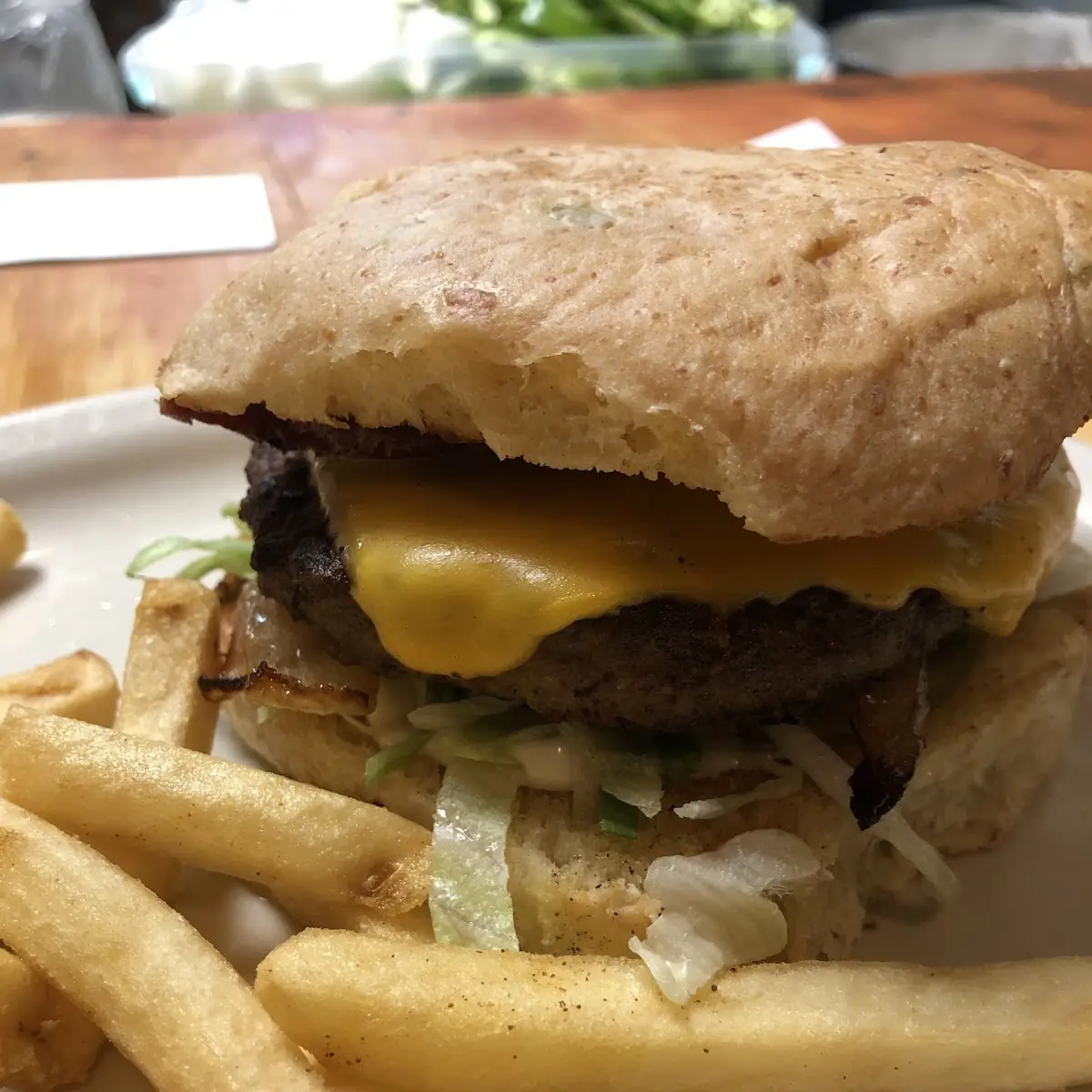 Bacon Cheeseburger on Jalapeño Bun