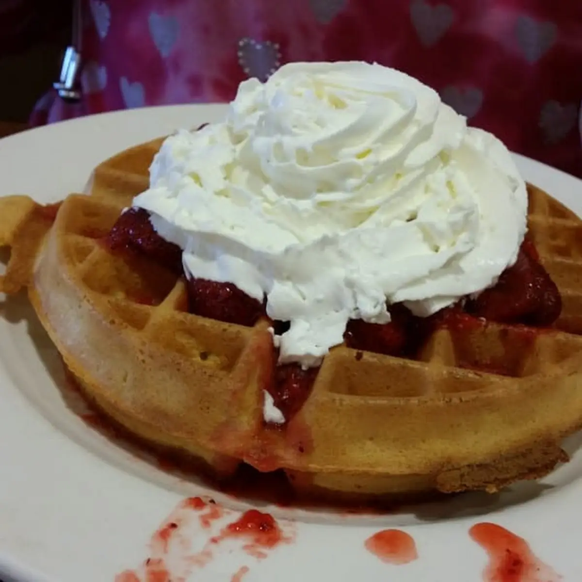 Strawberry Belgian Waffle