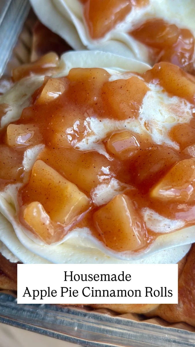 Housemade Apple Pie Cinnamon Rolls