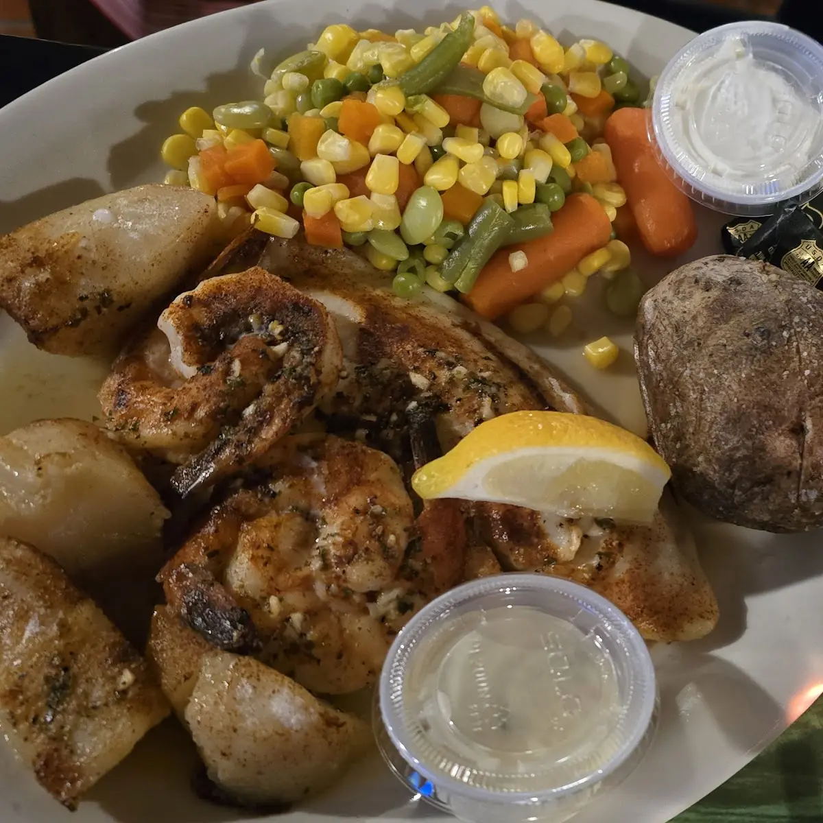 Broiled Seafood Combo