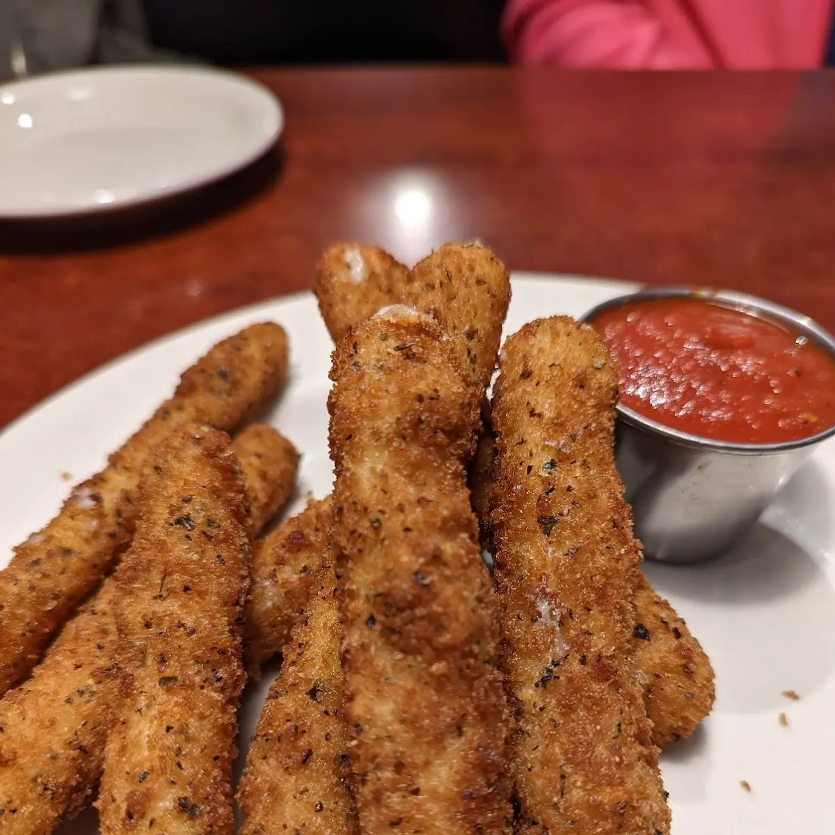 Hand-Breaded Mozzarella Sticks