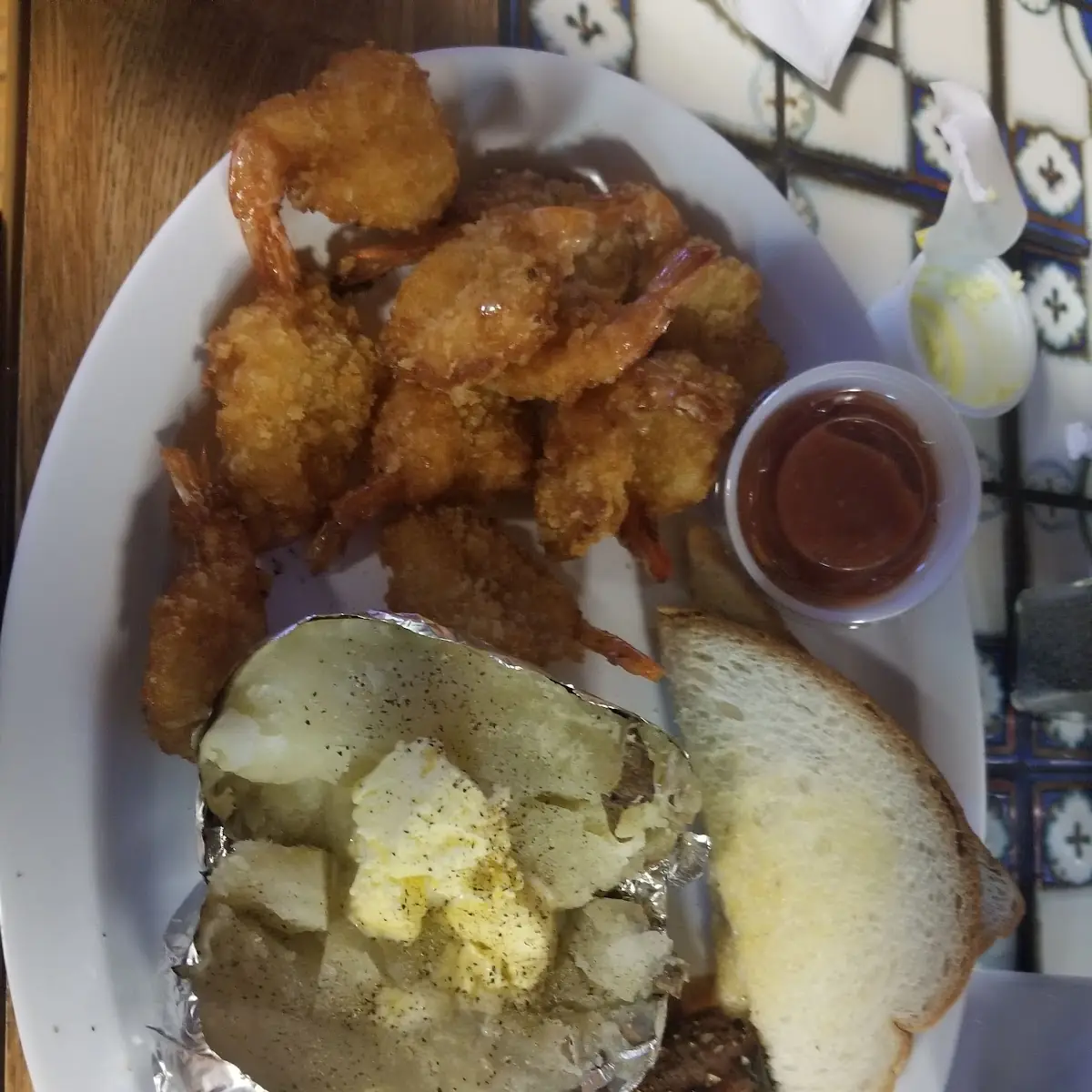 8 Oz Sirloin & Fantall Shrimp