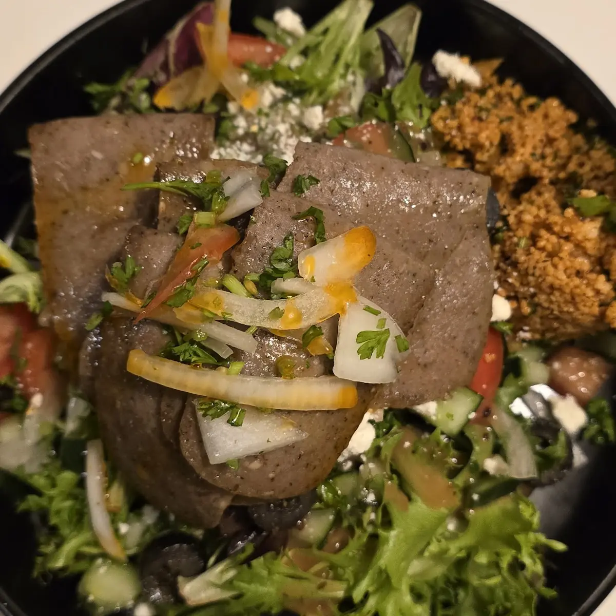 Greek Salad with Gyro