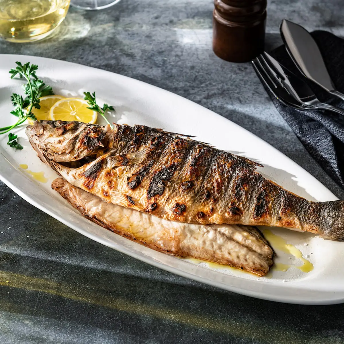 Whole Branzino