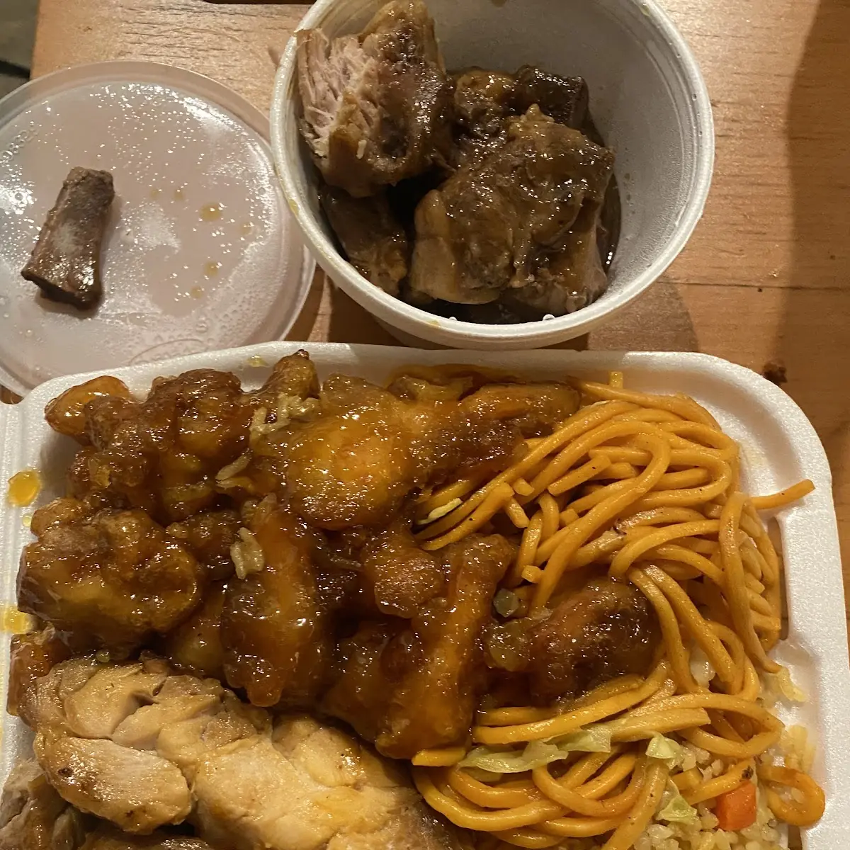Orange Chicken Rice Noodles