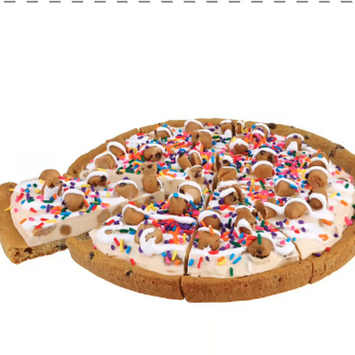 Chocolate Chip Cookie Dough Polar Pizza
