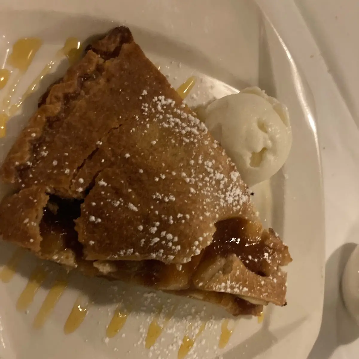 Apple Pie with Ice Cream